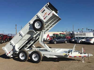 7x14 Dump Trailer GVWR 14,000 lbs, Equipment Hauler, Bobcat Hauler, Big Tex Dump 14LX-14