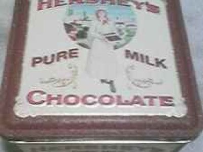 Hershey Chocolate tin