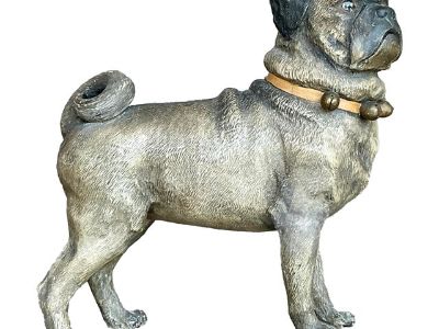 Vintage Regency Resin Pug