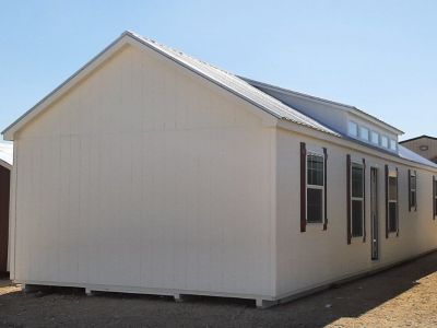 16x52 dormer cabin shell tiny house