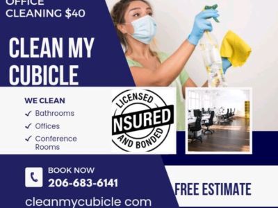 Clean My Cubicle (Top Notch Commercial Cleaning   $40