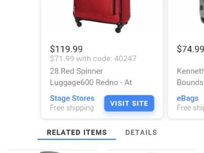 Dockers spinner luggage