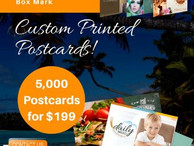 Custom Postcards Online in all USA  | Boxmark