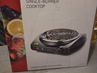 Single Burner Cooktop  $25.-