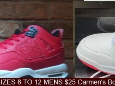 New Sneakers $25 Men In Boxes for holiday gifts sizes 8-13 T W Flea Market