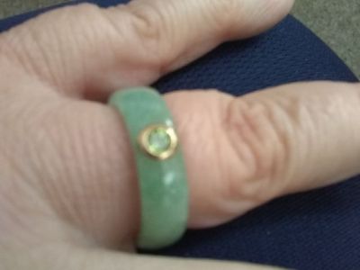 Jade Ring: Size 9