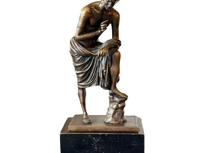 Late 19th Century Grand Tour Bronze of “The Spinario”