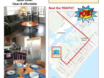 Surfside Beach - 1/1 House for Rent