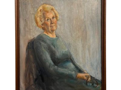 Framed Portrait of a Woman Painting