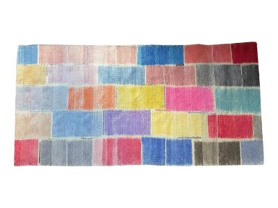 Vintage Gerald Johnson Color Block Rug