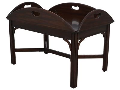 Henkel Harris Virginia Galleries Mahogany Butlers Coffee Table