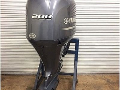 Free Shipping Used Yamaha 200 HP 4 Stroke Outboard Motor Engine