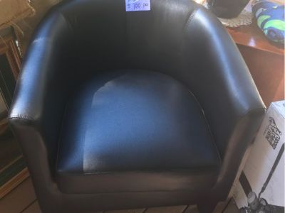 Stylish Faux Leather Chair