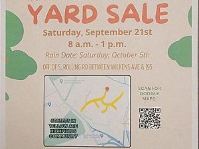 Highfields Multi-family Yard Sale