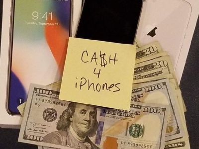 CASH FOR IPHONES 7 8 and X