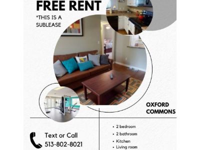 2 Bedroom Apartment Oxford, Ohio