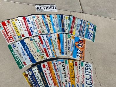 All 50 State license plates collection