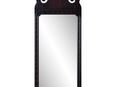 George Beshore Queen Anne Style Grain Painted Mirror