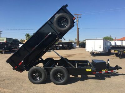 6x10 Dump Trailer GVWR 9,990 lbs, Big Tex Dump Trailer 90SR-10