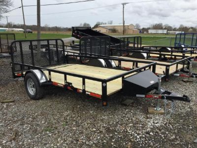 New 6.5 x14 Single Axle Utility Trailer