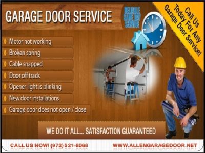 Professional Garage Door Repair, New Installation $25.95 | McKinney, Dallas 75069 TX
