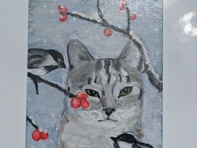 Original artwork from Painted Paws by Cheryl
