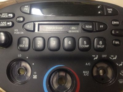 Ford AM/FM Cassette - heater controls - Late 90's