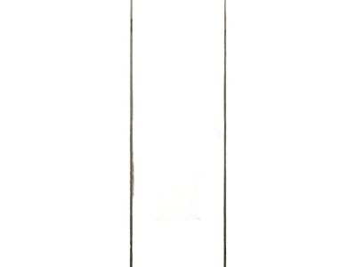 Vintage Painted Three-Panel Folding Screen with Trompe-l’Œil Palace Interior and Throne Scene