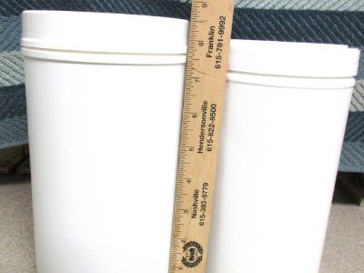 2 Dozen Round Storage Containers MULTI PURPOSE Small 27.5 oz & Large 29.6 oz Screw on Tops