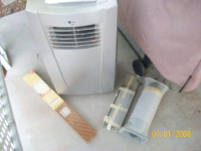almost new portable air conditioner