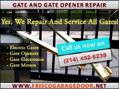 Top Most Rated Automatic Gate Repair in Frisco, 75034 TX | Start $25.95