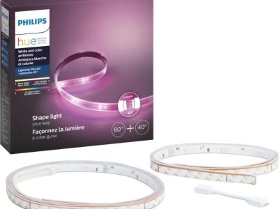 Used, Working Philips Hue Lightstrip Plus 2m base +1m extension Bundle