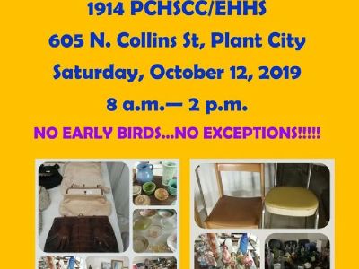 Indoor Yard, Estate, Flea Sale Saturday, Oct 12, 2019 8 a.m. - 2 p.m. NO EARLY BIRDS!!!