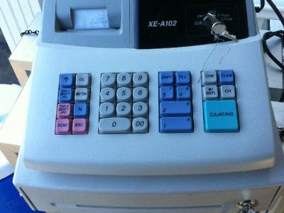 Sharp XE-A102 electric cash register - $70