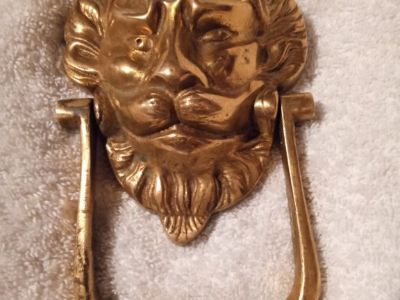 Amazing Solid Brass Lion Door Knocker