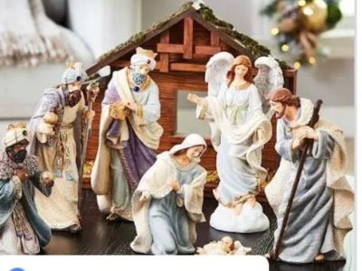 New!  Christmas Nativity Table Decor!  Layaway!