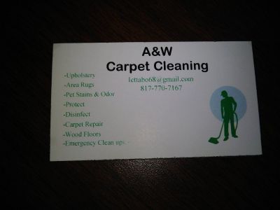 A&W Carpet and Tile Cleaning