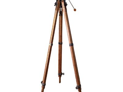 Industrial Ries Jr Model Photoplane Tilt Head Wooden Tripod
