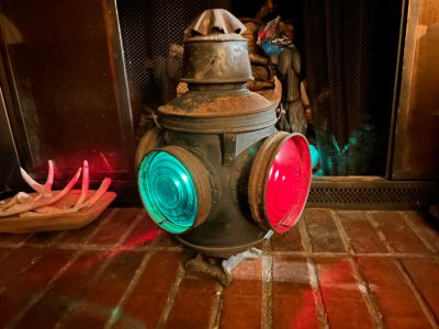 CM&STPR CHICAGO ST.PAUL Railroad Switch Lamp