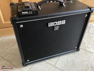 Boss Katana 50 - 3 gen amplifier c/w boss FS-5L foot switch