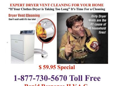 Affordable Air Duct Cleaning, Dryer VENT Cleaning & Chimney Fireplace Cleaning and Certifications / Inspections Burlington County, NJ