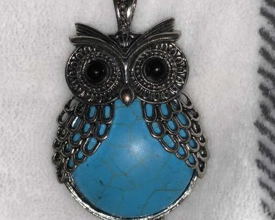 Crystal Owl Pendant
