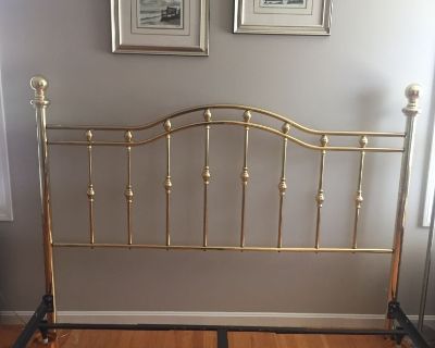 Brass headboard-king size