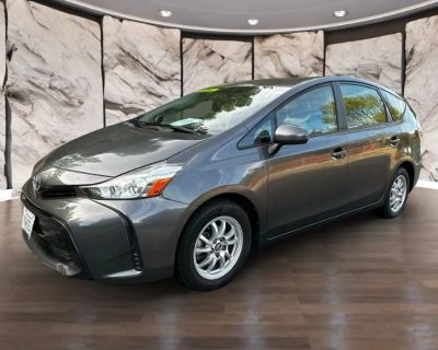 Mileage: 94,471. Year: 2017. Make: Toyota. Model: Prius v. Trim: Three Wagon 4D. Automatic, CVT transmission. Exterior: Gray. Interior: Gray. Interior: Power Door Locks, Daytime Running Lights, Rear Spoiler, Backup Camera, ABS (4-Wheel), Traction Control, Premium Sound, Hill Start Assist Control, Entune, Tilt & Telescoping Wheel, Side Air Bags, Automatic CVT, Power Windows, Alloy Wheels, Blueto...