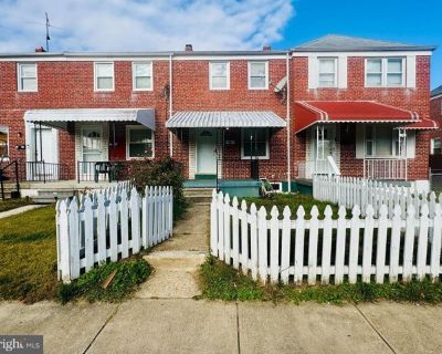 2111 Vailthorn Rd. Beautiful maintained 3 bedrooms and 2 full Bathrooms townhome with fenced front and backyard. Whole home freshly painted and move-in ready. New basement floors. Proximity to shopping, public transportation, 95, 695. 650 minimum credit score.. 3 Bedroom. 2 Bathroom. 1280 ft