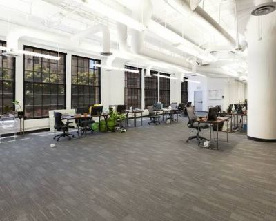 Open desk space in the suite.