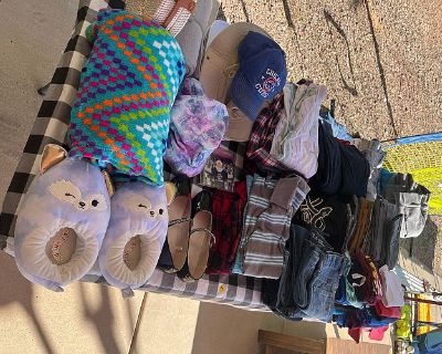 Yard sale! Lots of kids toys and cloths!