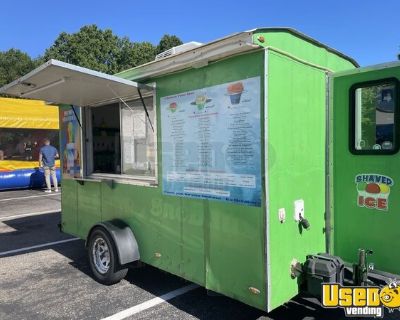 2005 6' x 12' Sno Pro Shaved Ice Trailer | Snowball Concession Trailer