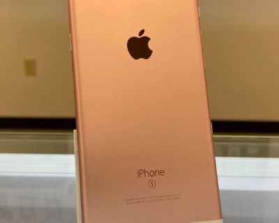 (CARRIER UNLOCKED) 

iPhone 6s 16GB in perfect condition with little to no scratches. 

This phone is unlocked to all carriers and will work anywhere in the world. 

-NO ICLOUDS
-NO LOCKS
-HASSLE FREE
-15 DAY WARRANTY 
-CHARGING CABLE INCLUDED 

FINANCING AVAILABLE!!
(Text 49443 to the number 22462 to apply)

PHONE INSURANCE AVAILABLE!!
WE’LL COVER THE FIRST MONTH!

Come on by whenever you’d li...