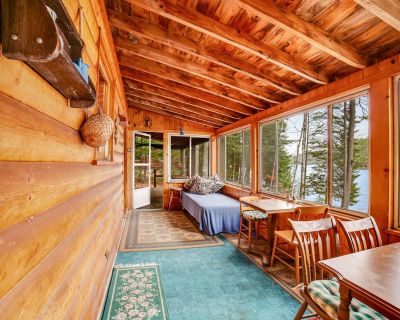 Avg / night: $539. Lakefront Home with WiFi, Dock, Lake Views From the Deck, and Screened-In Porch | Located in Chestertown, NY | 4.42 Stars | 3 Bed, 1 Bath | No Pets. No pets. Max 6 guests. Fair Housing Notice Nestled in the trees lining the banks of Loon Lake, this gorgeous, all-wood cabin has the amenities and the lakefront location you have been hoping to find! Inside, you'll discover lustr...